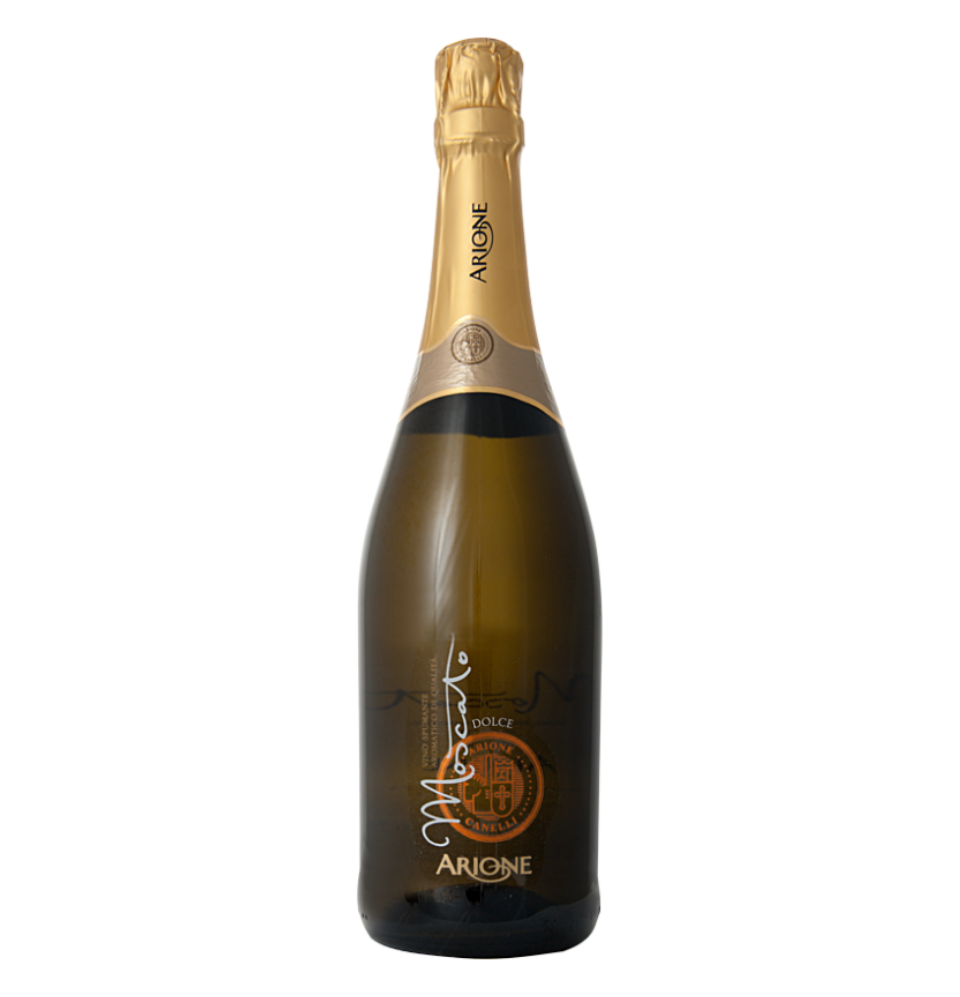 Fles wijn Arione Moscato Spumante