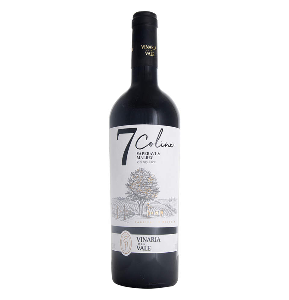 Fles wijn 7 Coline Saperavi & Malbec