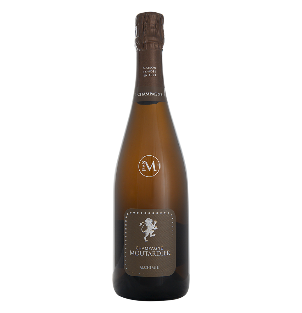 Fles Champagne Moutardier Alchimie Brut