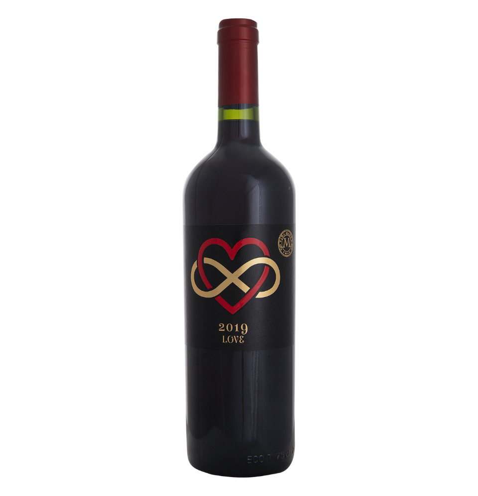 Fles wijn Love Red Blend