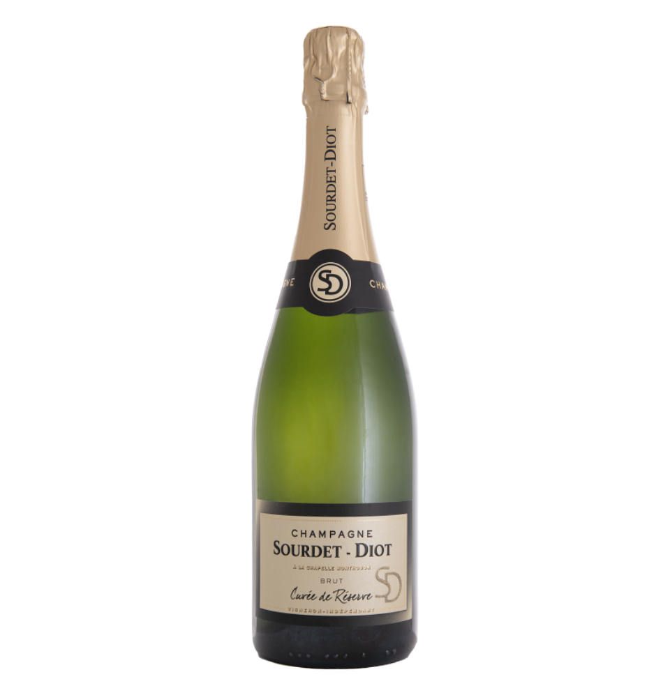 Fles Champagne Cuvee de Reserve Brut Sourdet Diot