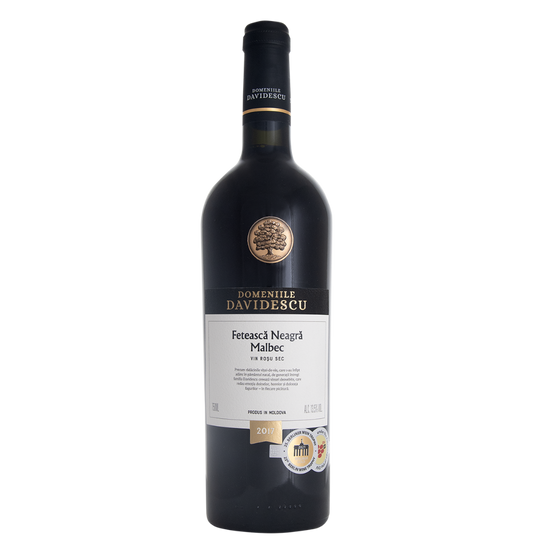 Fles wijn Domenille Davidescu Feteasca Neagra & Malbec