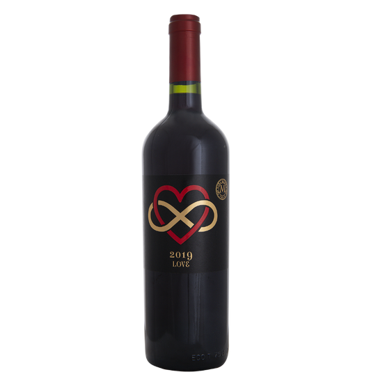 Fles wijn Love Red Blend